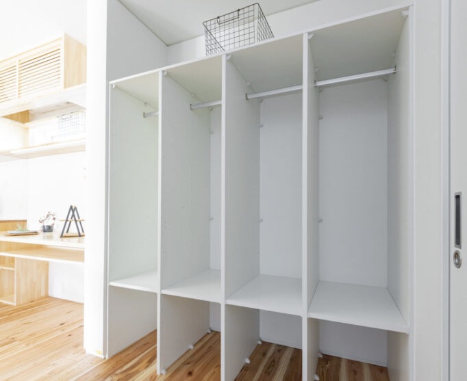 洗濯物などもここに。洗濯家事がはかどります。