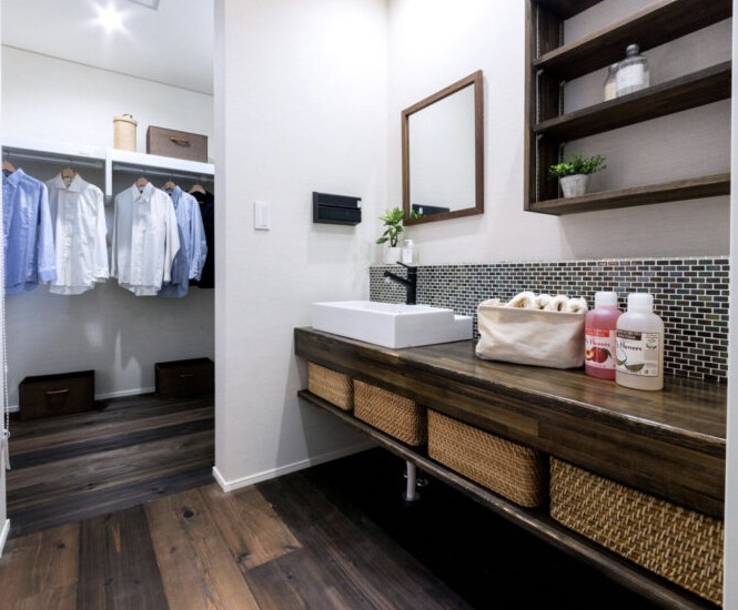 あわただしい朝の身支度もスムーズ。