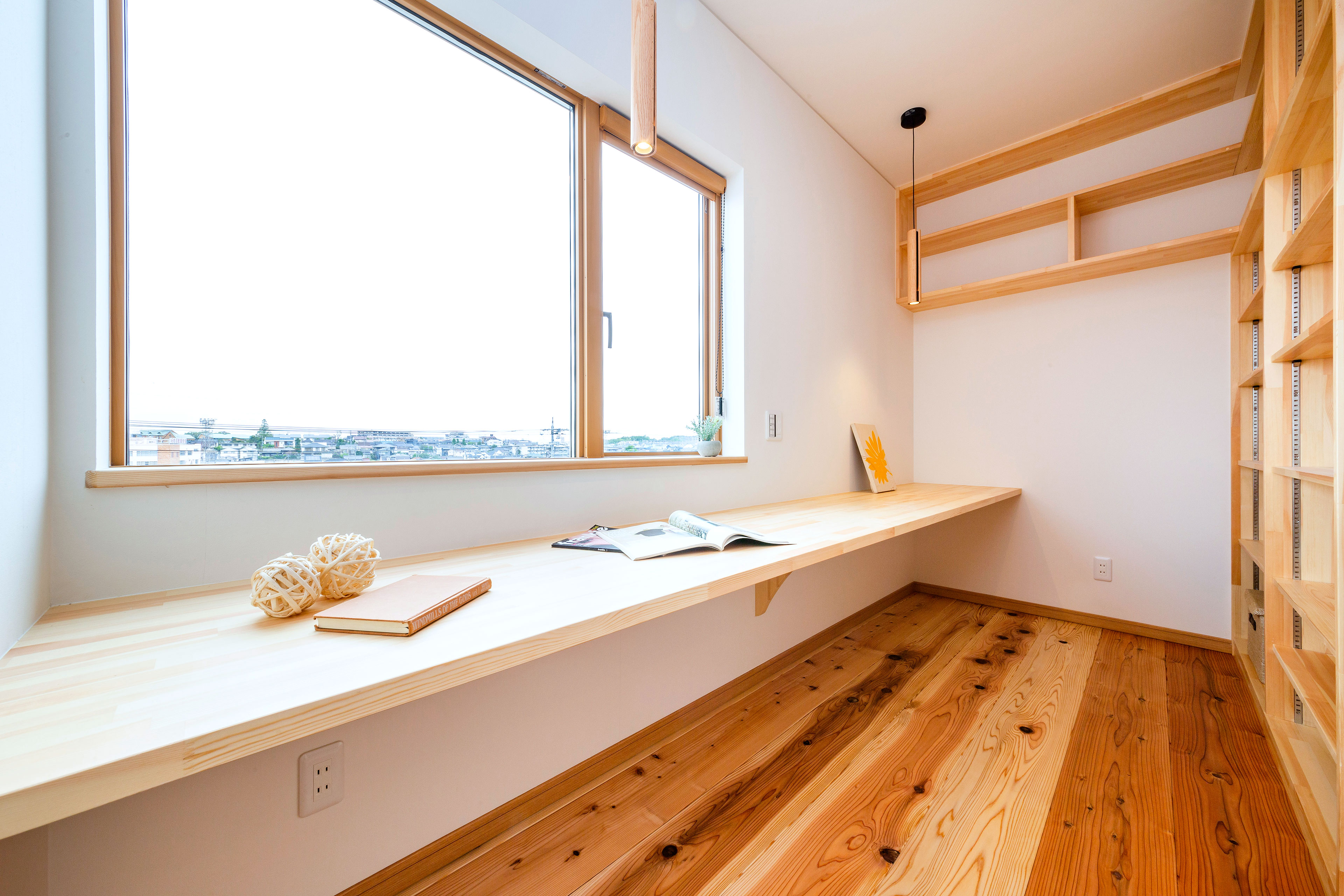 自由設計のよさを活かし 理想の 男の書斎 をつくる みずしまの家